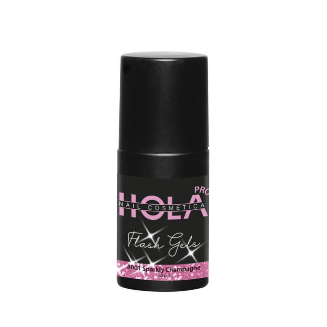 HNC Flash Gel #001 Sparkly Champagne