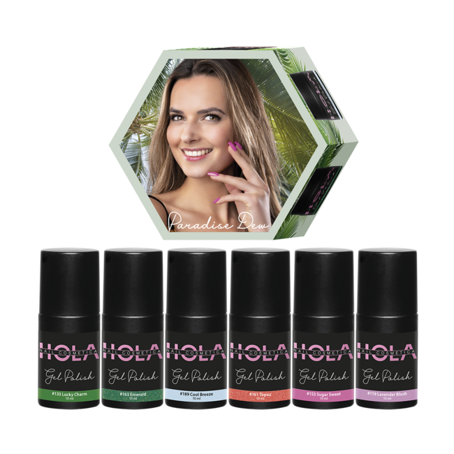 Paradise Dew Gelpolish Collection (6x10ml)