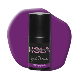 Hola Nail Cosmetica Gelpolish #067 Neon Purple (10ml)
