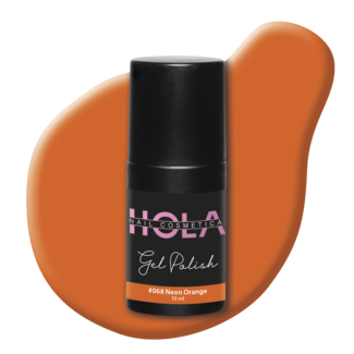 Hola Nail Cosmetica Gelpolish #068 Neon Orange (10ml)
