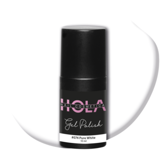 Hola Nail Cosmetica Gelpolish #074 Pure White (10ml)