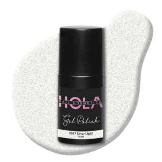 Hola Nail Cosmetica Gelpolish #077 Silver Light (10ml)
