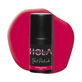 Hola Nail Cosmetica Gelpolish #114 Red Velvet  (10ml)