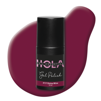 Hola Nail Cosmetica Gelpolish #117 Divine Wine (10ml)