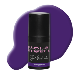 Hola Nail Cosmetica Gelpolish #123 Plum Passion (10ml)