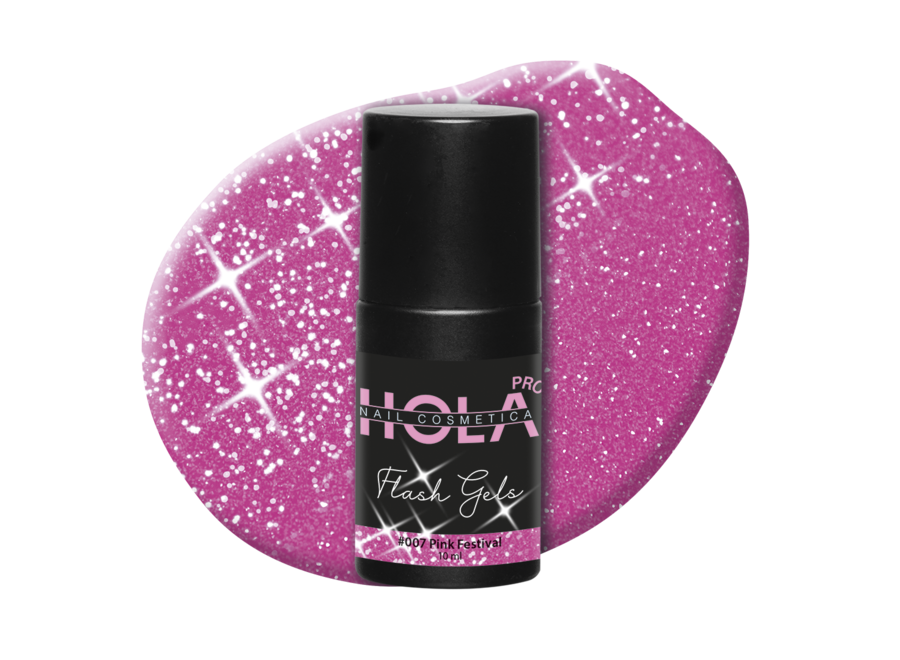 HNC Flash Gel #007 Pink Festival