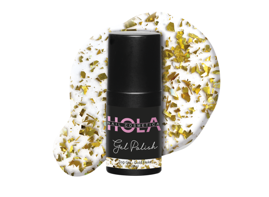 Top Gel - Gold Flake (10ml)