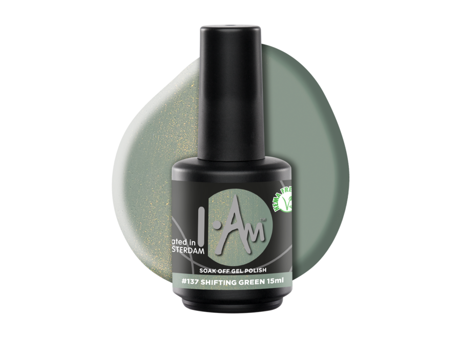 Soak Off Gel Polish #137 Shifting Green (15ml)