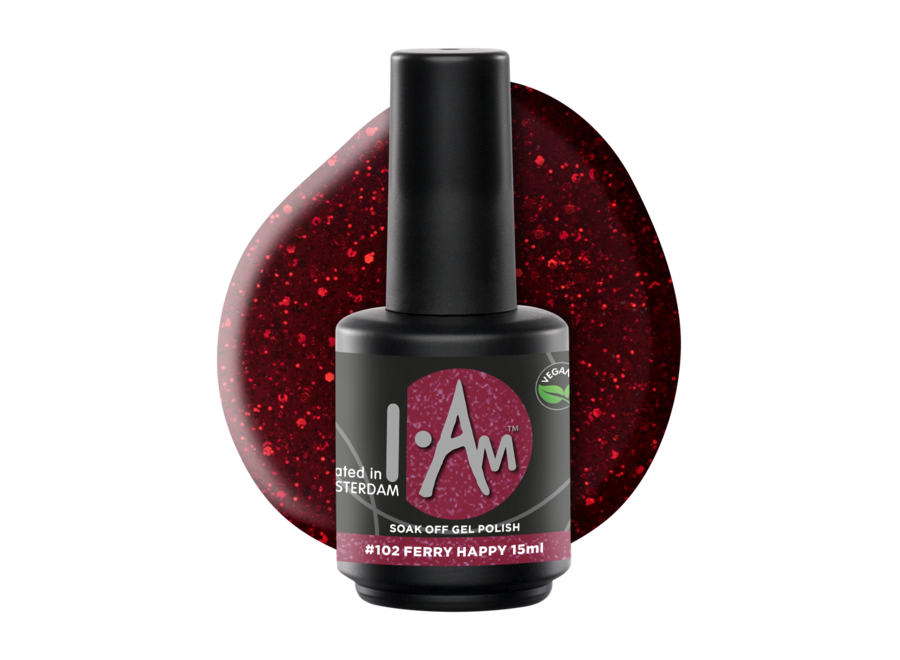 I.Am Soak Off Gel Polish #102 Ferry Happy (15ml)