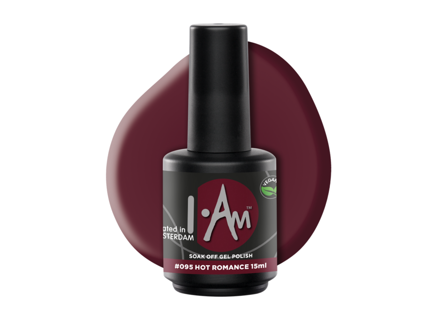 I.Am Soak Off Gel Polish #095 Hot Romance (15ml)