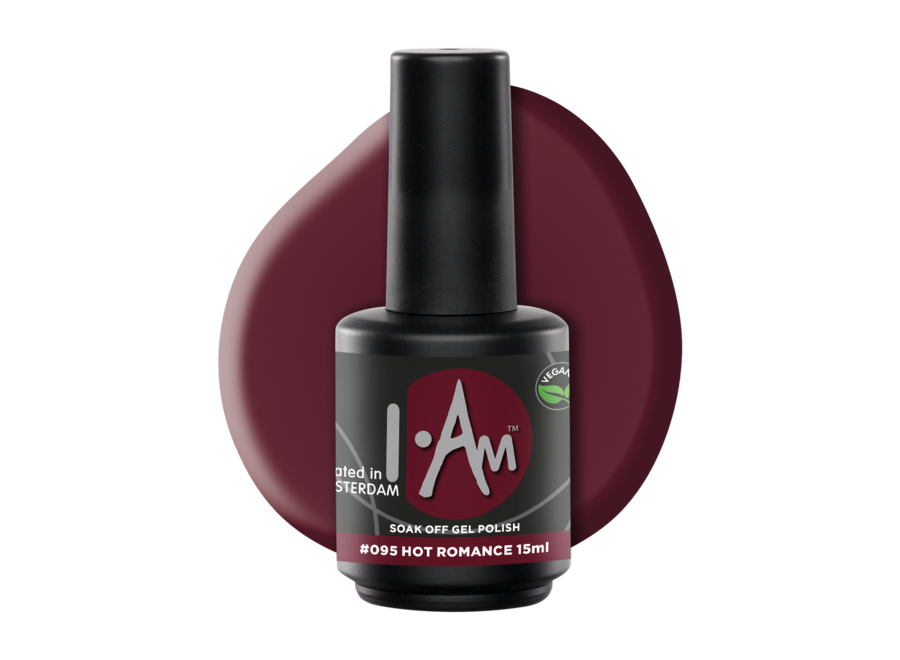 I.Am Soak Off Gel Polish #095 Hot Romance (15ml)