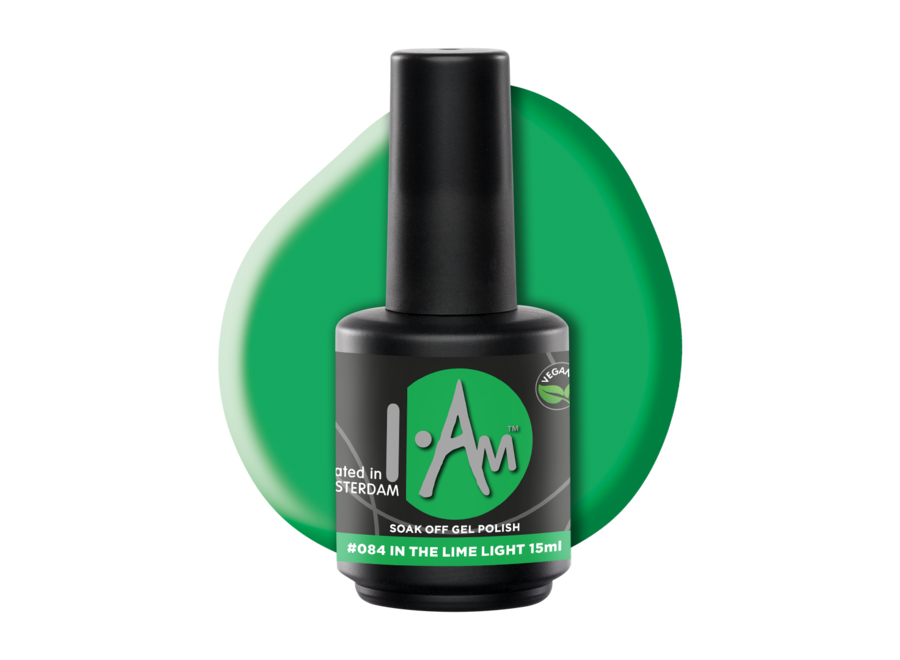 I.Am Soak Off Gel Polish #084 In The Lime Light (15ml)