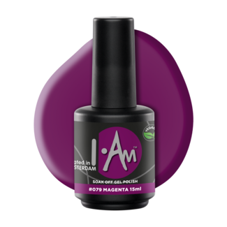 I.Am Nail Systems I.Am Soak Off Gel Polish #079 Magenta (15ml)
