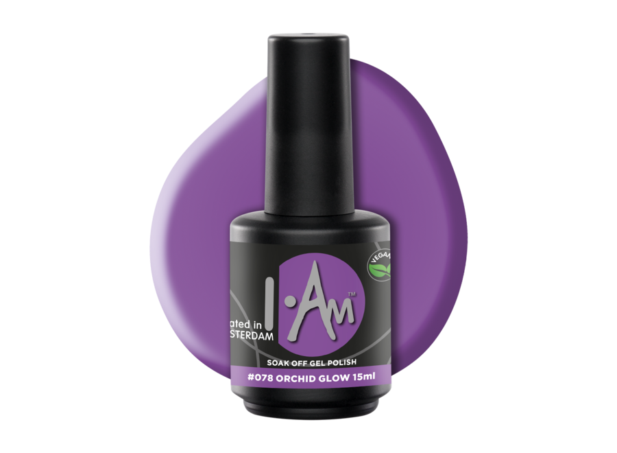 I.Am Soak Off Gel Polish #078 Orchid Glow (15ml)