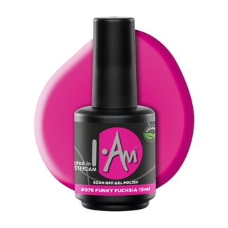 I.Am Systems I.Am Soak Off Gel Polish #076 Funky Fuchsia (15ml)