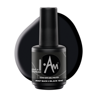I.Am Systems I.Am Soak Off Gel Polish #067 Back 2 Black (15ml)