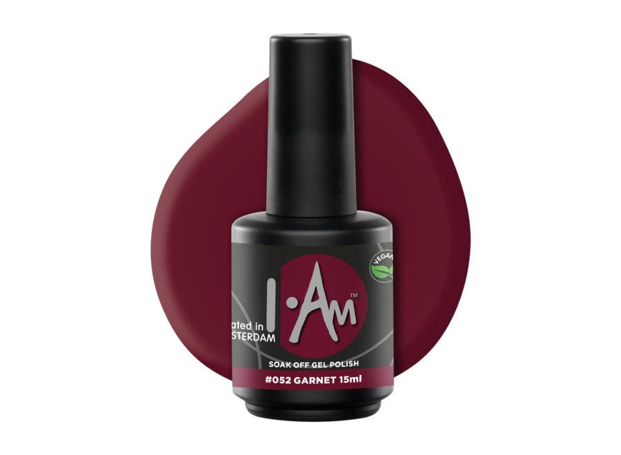 I.Am Soak Off Gel Polish #052 Garnet (15ml)