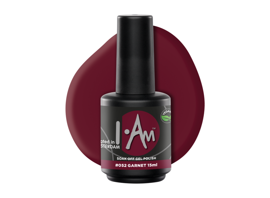 I.Am Soak Off Gel Polish #052 Garnet (15ml)