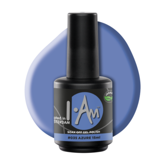 I.Am Systems I.Am Soak Off Gel Polish #035 Azure (15ml)