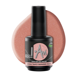 I.Am Systems I.Am Soak Off Gel Polish #024 Taffy Shimmer (15ml)