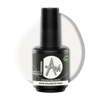I.Am Nail Systems I.Am Soak Off Gel Polish #010 Milkbath (15ml)