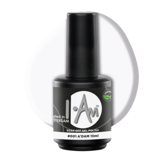 I.Am Nail Systems I.Am Soak Off Gel Polish #001 A'dam (15ml)