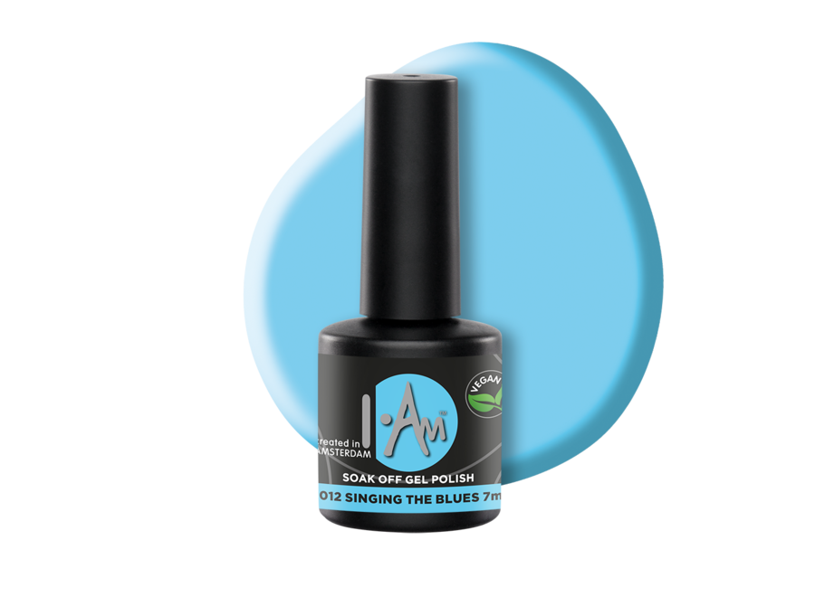 I.Am Soak Off Gel Polish #012 Singing The Blues (7ml)