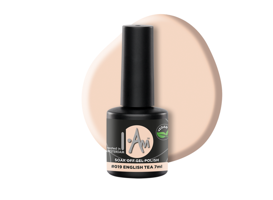 I.Am Soak Off Gel Polish #019 English Tea (7ml)