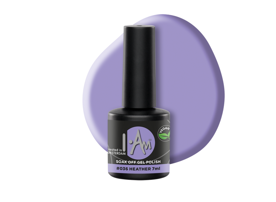 I.Am Soak Off Gel Polish #036 Heather (7ml)