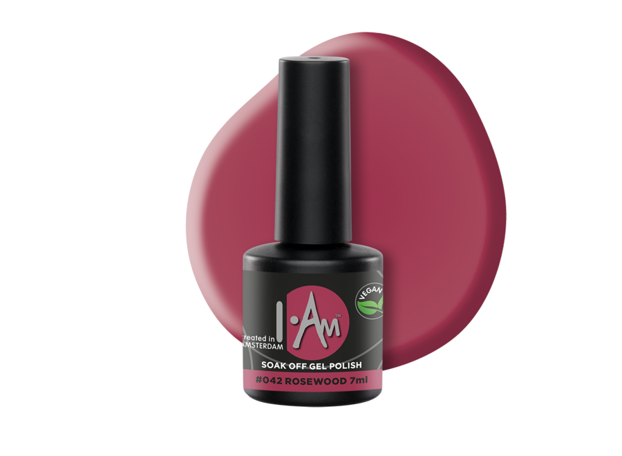 I.Am Soak Off Gel Polish #042 Rosewood (7ml)