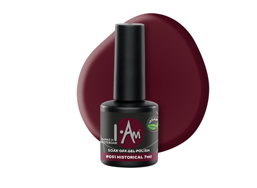 I.Am Soak Off Gel Polish #051 Historical (7ml)