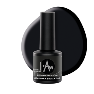 I.Am Nail Systems I.Am Soak Off Gel Polish #067 Back 2 Black (7ml)