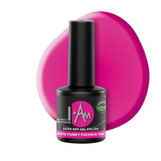 I.Am Nail Systems Gel Polish #076 Funky Fuchsia