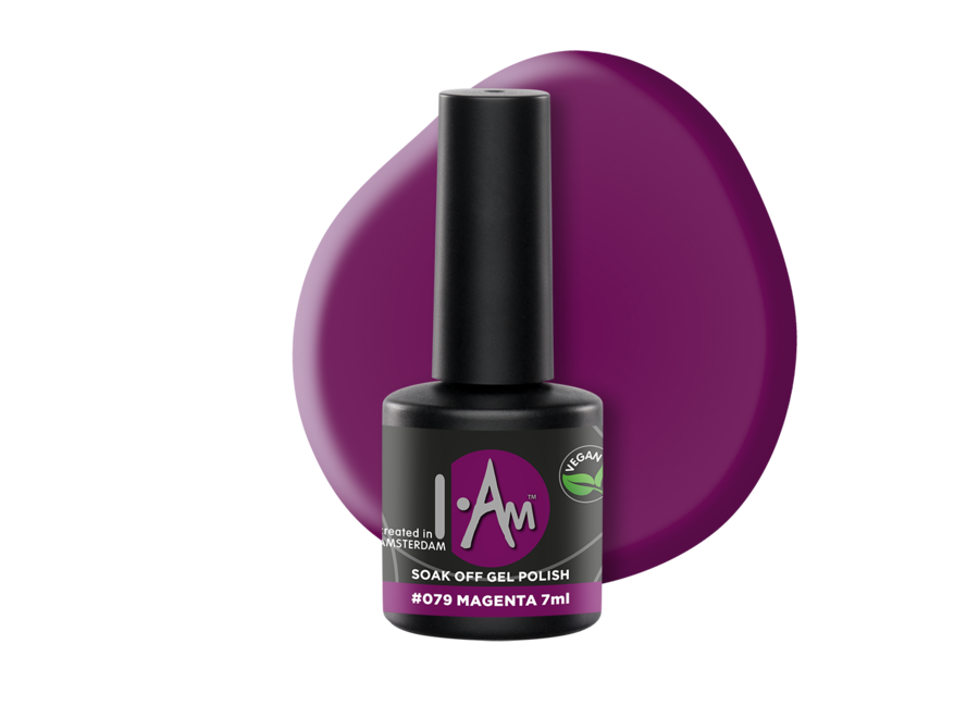 I.Am Soak Off Gel Polish #079 Magenta (7ml)