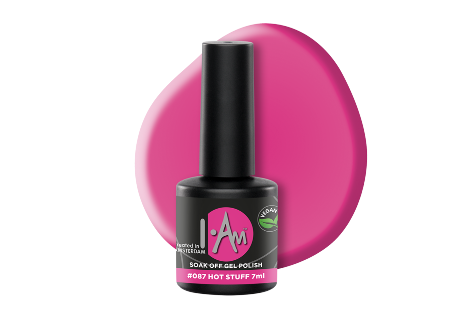 I.Am Soak Off Gel Polish #087 Hot Stuff (7ml)