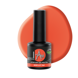 I.Am Systems I.Am Soak Off Gel Polish #091 Lit (7ml)