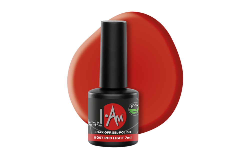 I.Am Soak Off Gel Polish #097 Red Light (7ml)