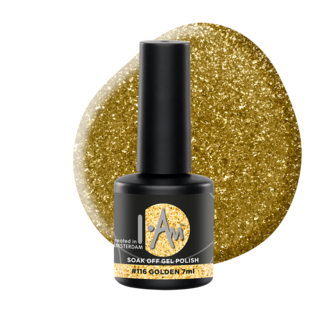 I.Am Nail Systems I.Am Soak Off Gel Polish #116 Golden (7ml)