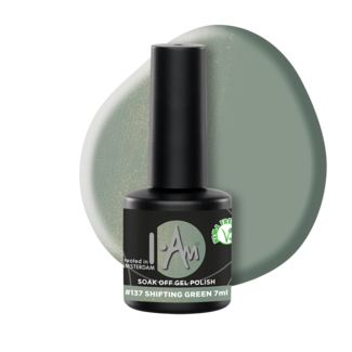 I.Am Nail Systems Soak Off Gel Polish #137 Shifting Green (7ml)
