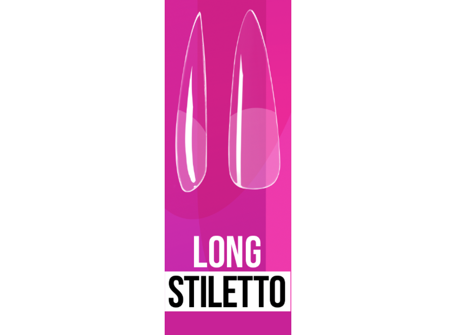 Soft Gel tips - Long Stiletto