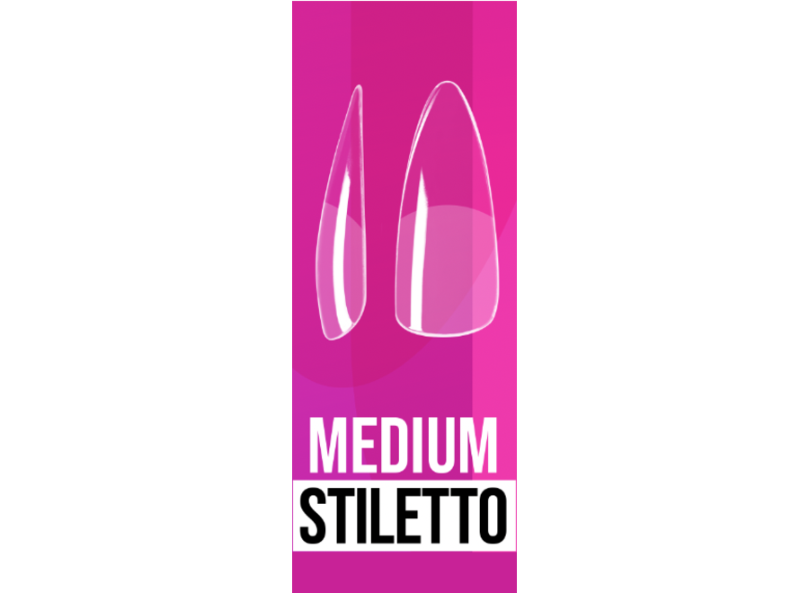 Soft Gel tips - Medium Stiletto