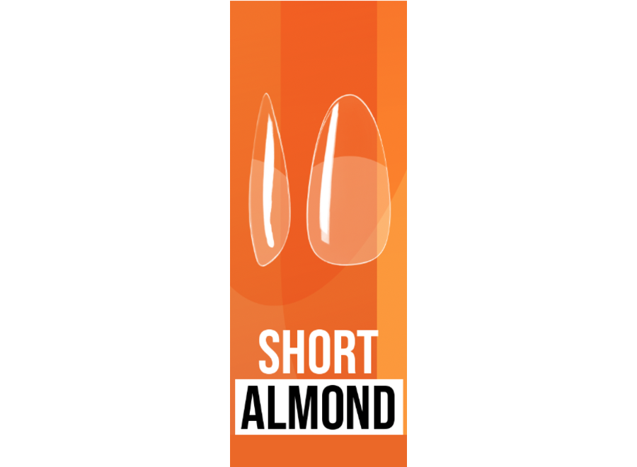 Soft Gel Tips - Short Almond