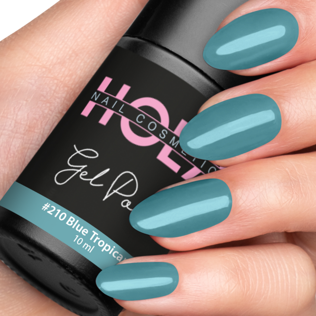 Hola Nail Cosmetica Gelpolish #210 Blue Tropicana (10ml)