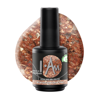 I.Am Nail Systems Soak Off Gel Polish #176 Golden Days 15ml
