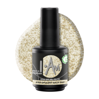 I.Am Systems Soak Off Gel Polish #186 Opulent Gold 15ml