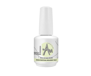 I.Am by BO. Soak Off Gel Polish #204 Matcha Mousse 15ml - Beauty Company