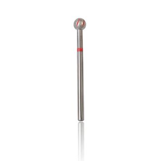 Beauty Company Diamond Bit - Ball - 5.0mm - Rood
