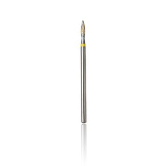 Beauty Company Diamond Bit - Flame - 1.8mm - Geel