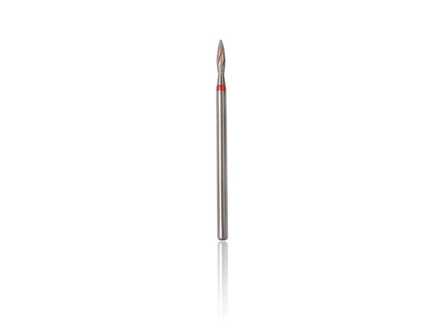 Diamond Bit - Flame - 2.1mm - Rood