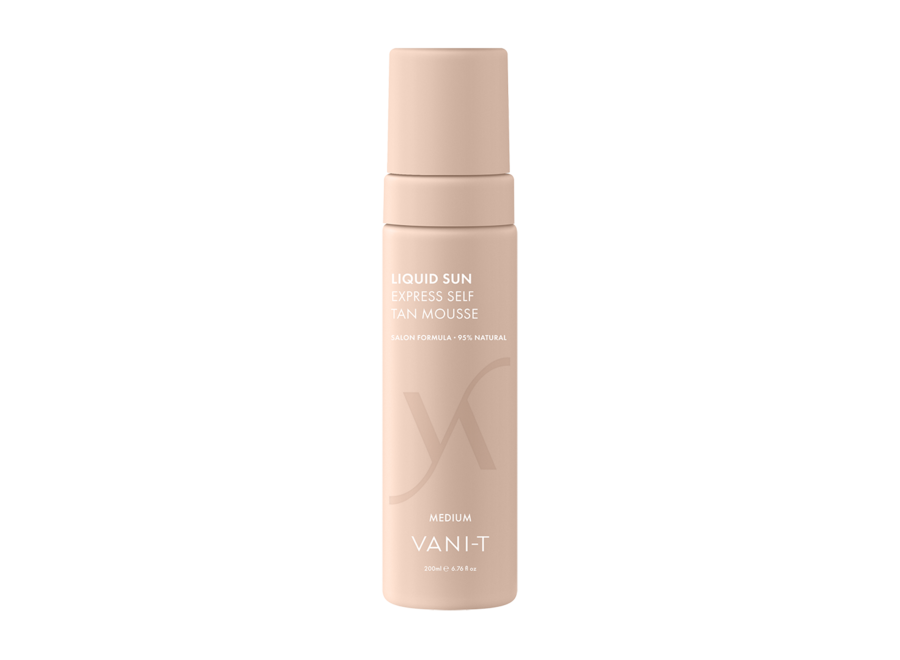 PRE-ORDER Vani-T Liquid Sun® Express Self Tan Mousse - Medium